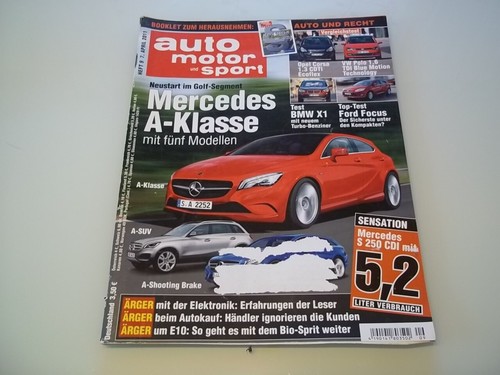 auto motor und sport - Heft 9-2011 - Mercedes CLA Shooting Brake + GLA, BMW X1