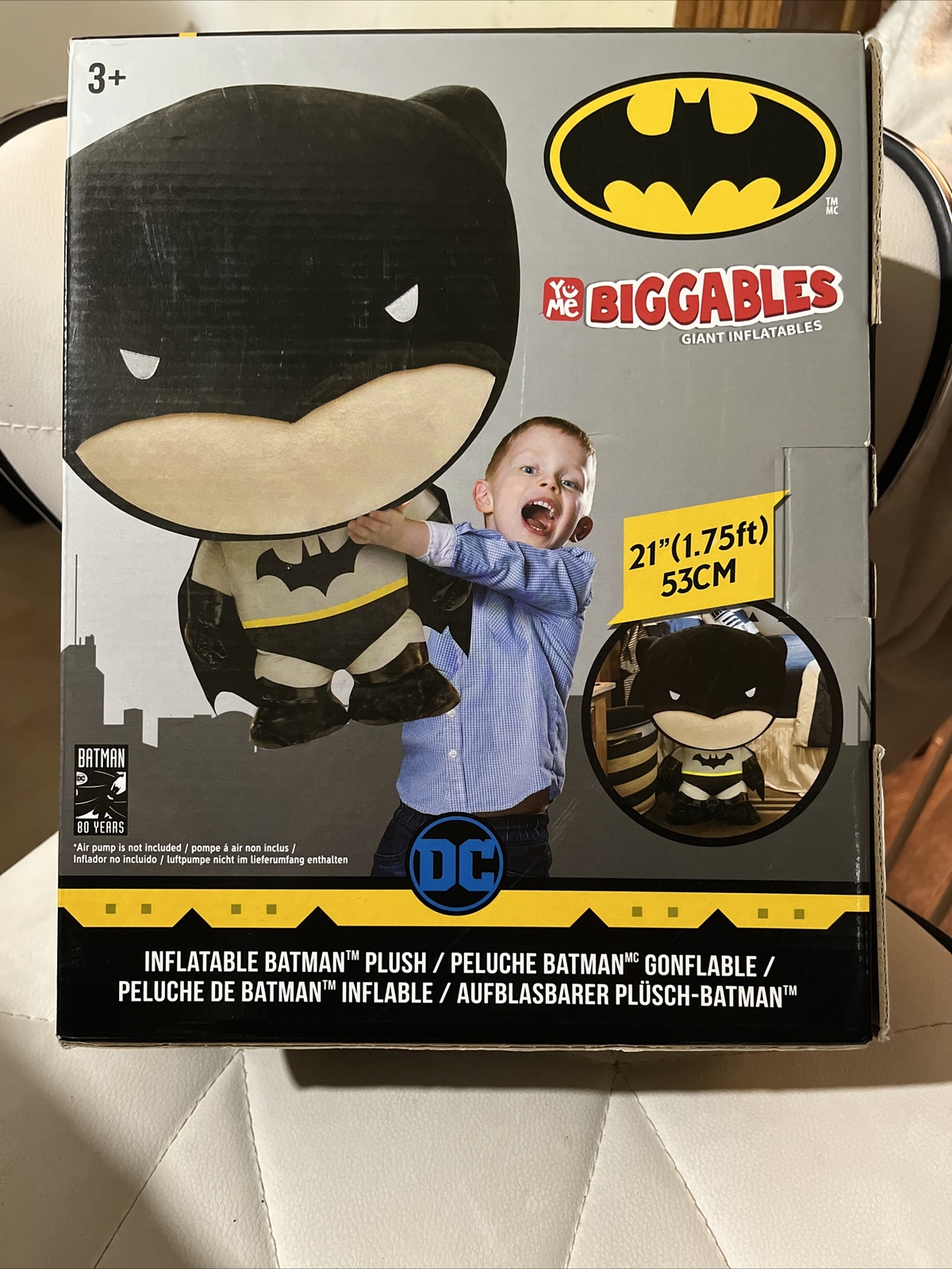 DC Batman Inflatable BIGGABLES Giant Plush. New! | eBay