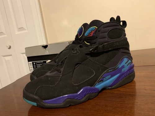 Nike Air Jordan Retro 8 Aqua 2007 Size 