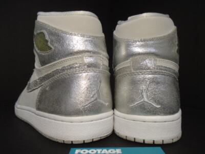 2010 NIKE AIR JORDAN 1 RETRO HI SILVER ANNIVERSARY GREY Co