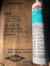 dow 995 silicone structural sealant 10.3 oz cartridge are 20.3 oz sausage tube