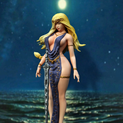 Queen Marika, Eternal,Elden Ring, sexy Pin Up, Figur, 3D Druck, Statue, UNBEMALT