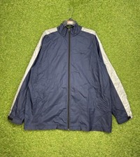 Nike Windbreaker Jacket Mens Large Full Zip Track Jacket Heavyweight Rain