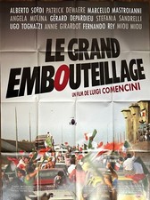 Affiche Cinéma LE GRAND EMBOUTEILLAGE 120x160cm Luigi Comencini Patrick Dewaere
