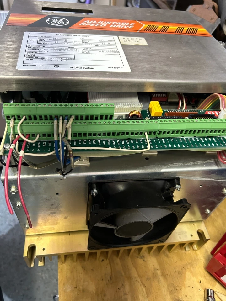 GE GENERAL ELECTRIC DC-300 Adjustable speed drive 10HP 10 HP 7VXES137CD01 Regen - Image 3 of 4