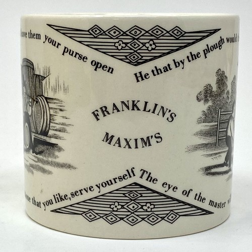 Tazza Vintage Franklin's Maxims Independence National Historical Park Philadelphia - Foto 3 di 8