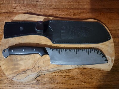 Hand forge Meat Cleaver Butcher Knife Heavy Duty Bone Chopper Axe for Kitchen