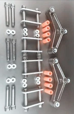 Heavy Duty Tandem Trailer Axle Suspension Shackle Kit For Double Eye Spring
