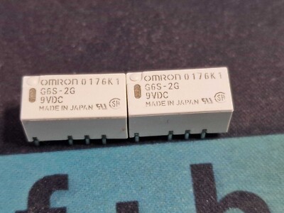 G6S-2G  || OMRON 2Wechsler 9VDC  || NEW ORIGINAL || 2 pcs