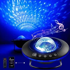 Star Projector, Galaxy Starry Projection Lamp, Bluetooth Speaker Aurora Lighting
