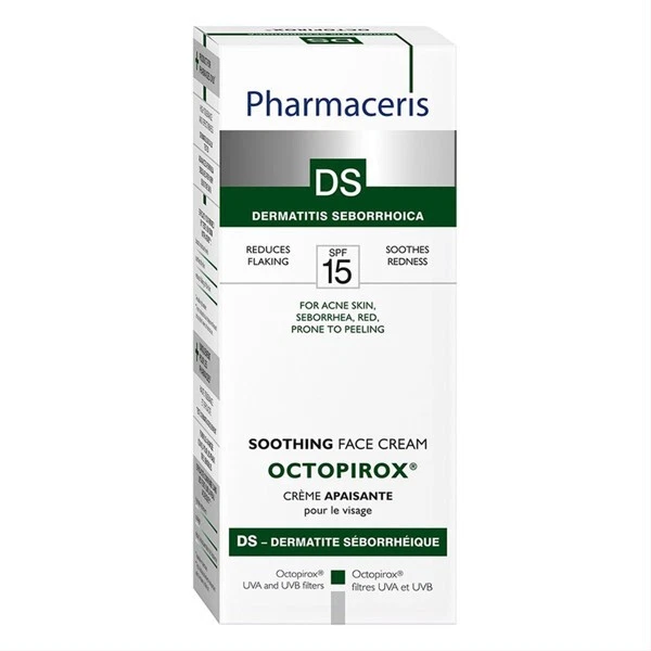 Pharmceris T OCTOPIROX Soothing Anti-Redness Flake-Prone Skin Cream SPF15 30ml