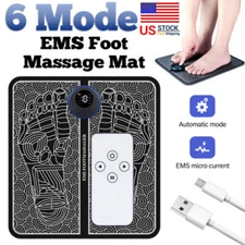 Electric Muscle Stimulator Electric Foot Massager Pad Massage Mat Relief Pain