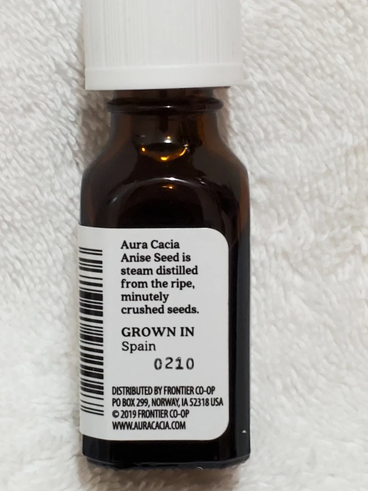 Aceite esencial de anís Aura Cacia aromaterapia animadora 0,5 fl oz (15 ml) Foto 3 de 4
