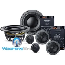 DYNAUDIO ESOTAN 372 MKII 6.5" 3-WAY COMPONENT SPEAKERS TWEETERS CROSSOVERS NEW