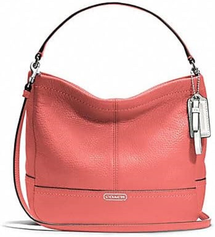 Coach F49160 Park Leather Mini Duffle Crossbody Bag Tearose eBay