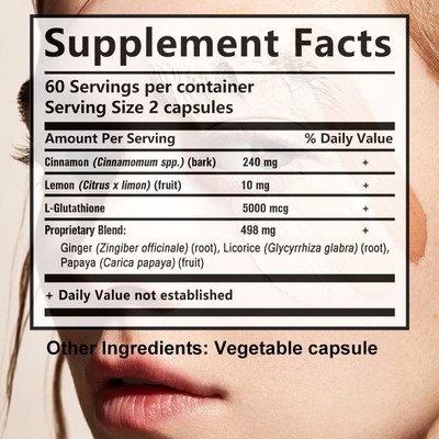 Glutathione Collagen Capsules - 5000 mg - Anti-Aging - Immune System  Support | eBay