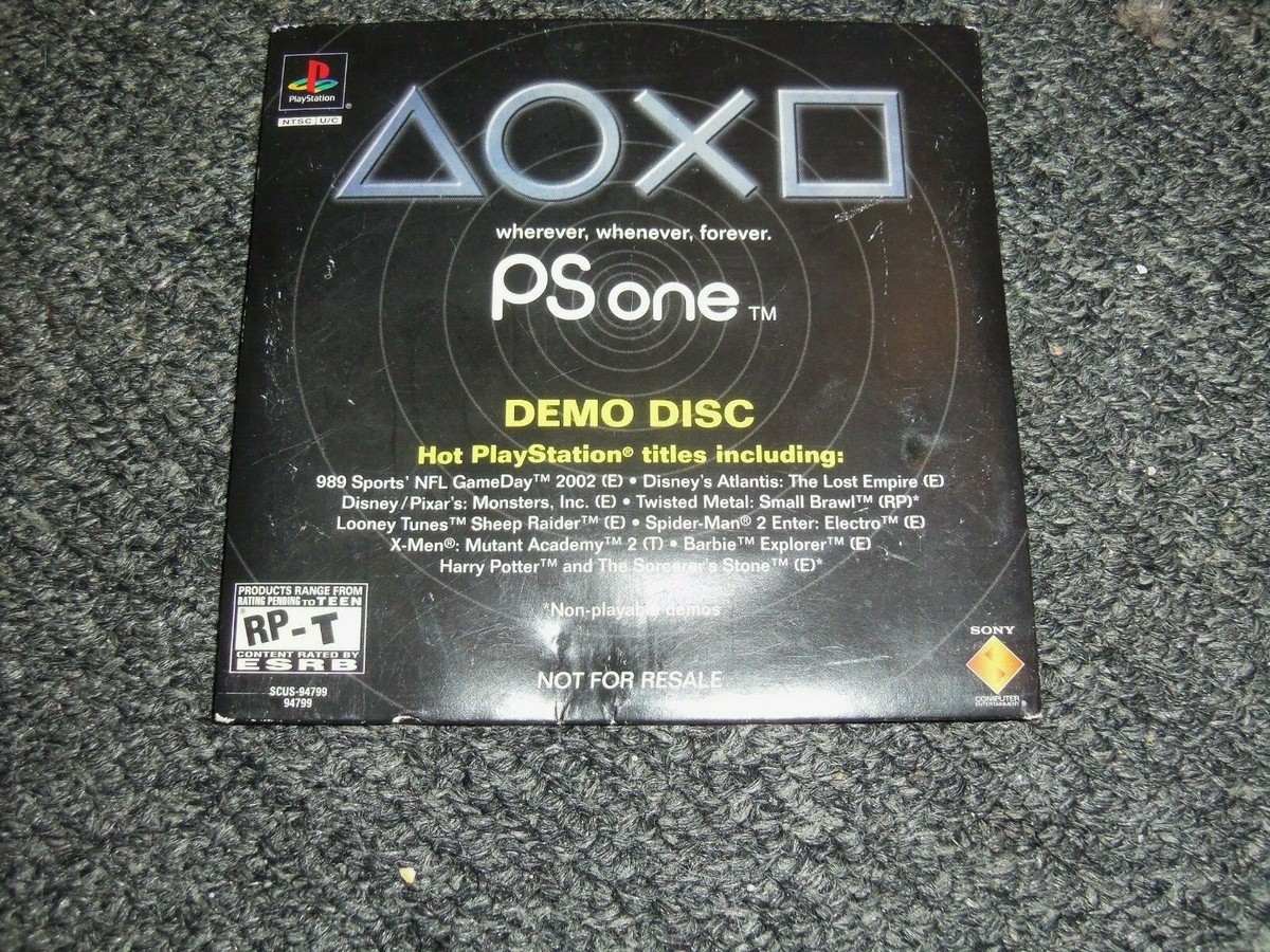 Sony Playstation 1 PS One Demo Disc | eBay Sony Playstation 1 PS One Demo Disc | eBay