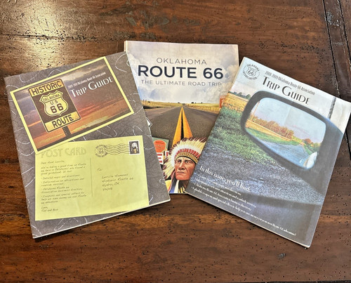 Oklahoma ROUTE 66 The Ultimate Road Trip Travel TOURIST MAGAZINE Lot of 3 Guides