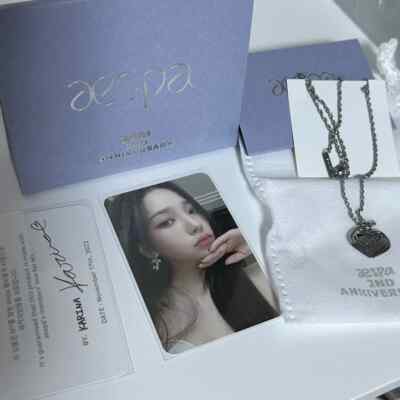 Unopened aespa Espakarina Winter 2nd Anniversary Necklace | eBay