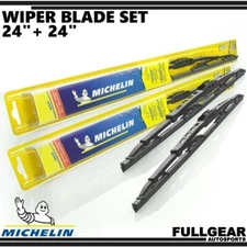 24" & 24" WIPER SET for MICHELIN WINDSHIELD WIPER BLADES for 2007-2020 18-240