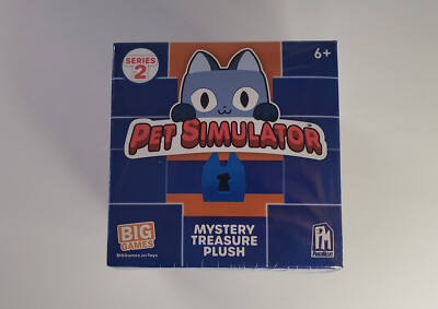 Pet Simulator X Series 2 Mystery Treasure Plush with Epic DLC Code Big Games