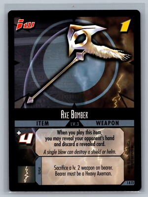 .hack ENEMY TCG Axe Bomber #1R73 Rare CCG Contagion