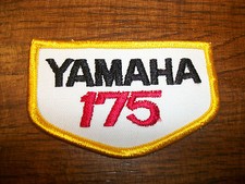 Yamaha 175 patch Vintage Embroidered 1970s NOS DT175 CT175 MX175 MX