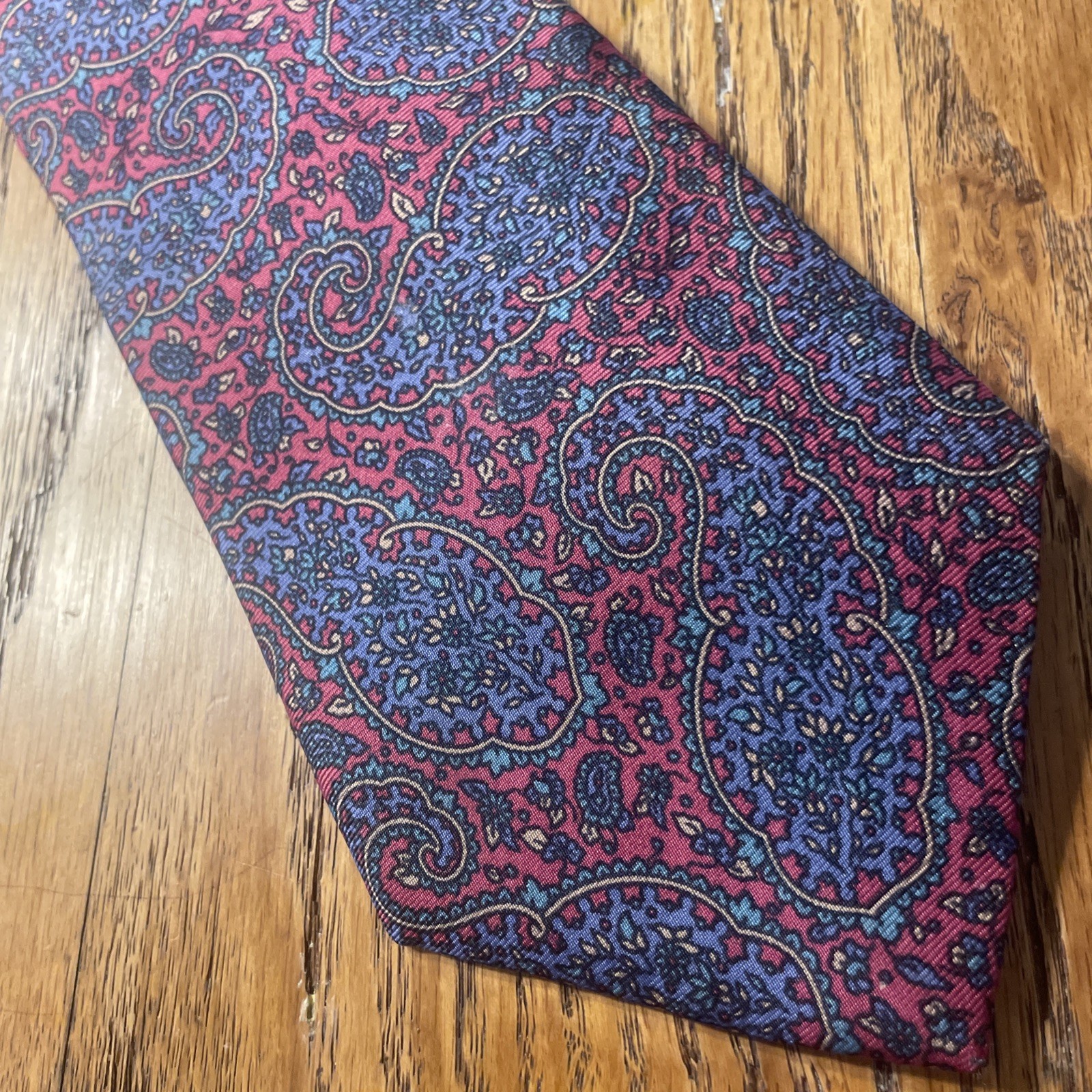 Vintage EUC Liberty Of London Silk Paisley Tie Men’s USA Made Necktie