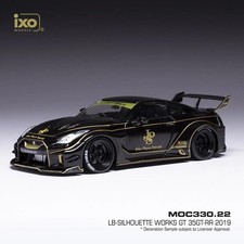 Nissan 35GT-RR LB Silhouette Works GT Black RHD JPS 2019 1:43 Scale IXO MOC330