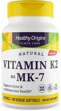 Healthy Origins Vitamin K2 as MK-7 100 mcg | 180 Veggie Softgels