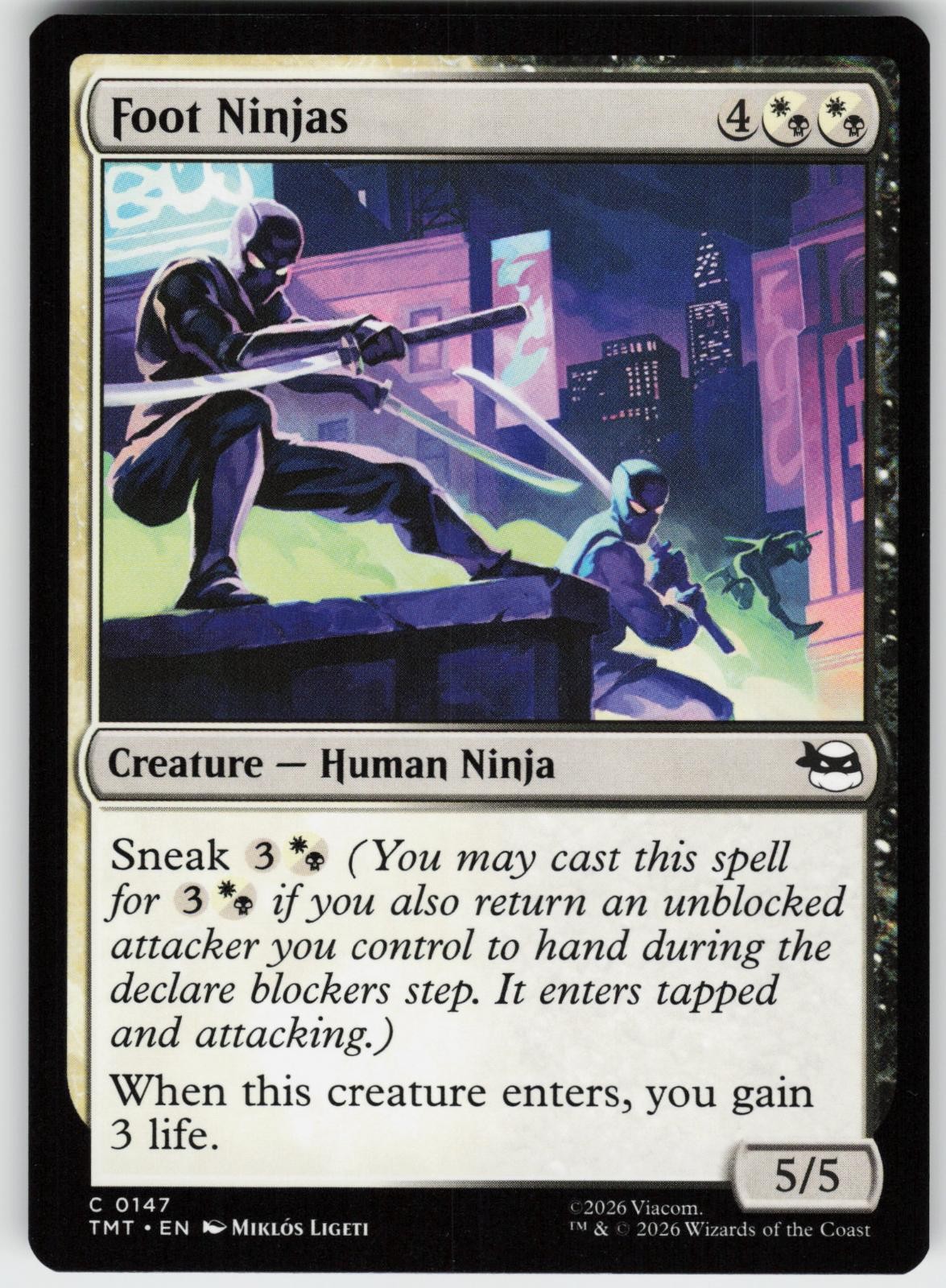FOOT NINJAS 0147 C NEAR MINT