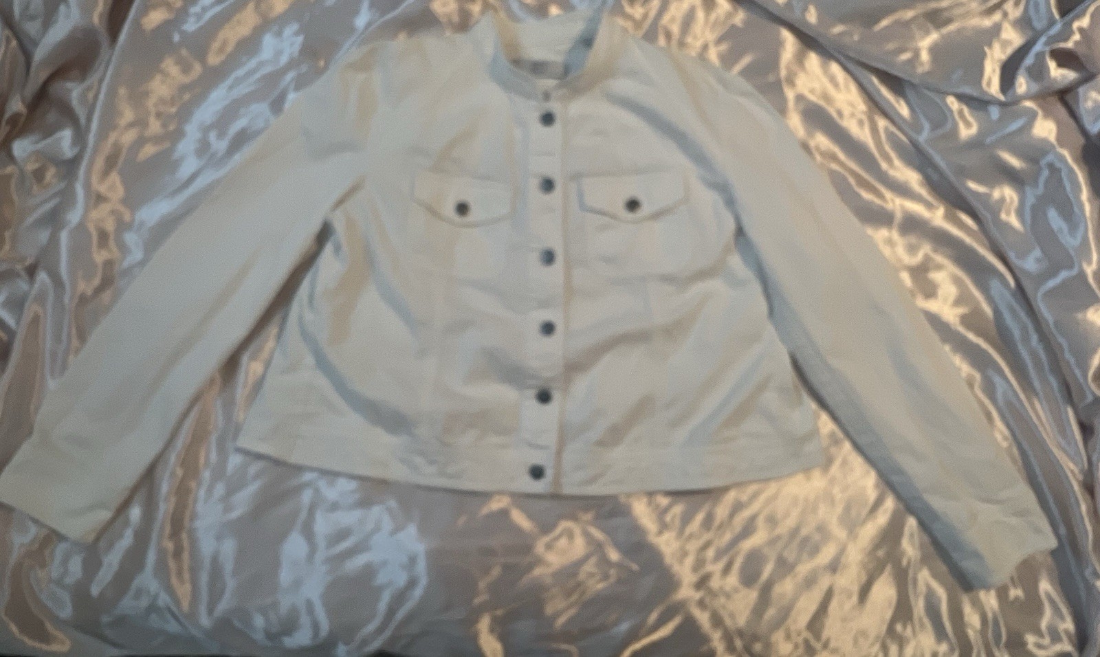 Stylish DKNY jacket. Features button-up front. Tw… - image 11