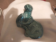 Poole Pottery Otter With Fish Figurine