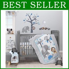 Jungle Fun 3-Piece Crib Bedding Set