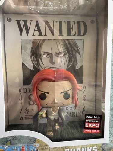 Funko Pop! ONE PIECE - SHANKS #1401 WANTED POSTER - 2024 EXPO - SEALED