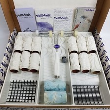 Wakat Wall Magic Kit Double Dual Roller 14 Texture Pads Tray Box Instructions