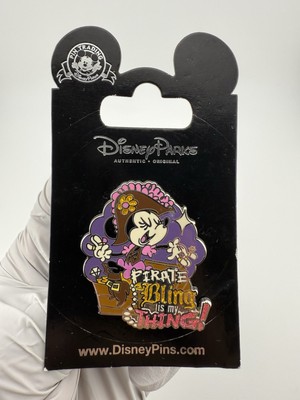 Pirate Minnie Mouse Pirate Bling is My Thing! Disney Enamel Lapel Pin