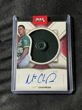 Matt Chapman 2021 Topps Definitive Game-Used Button 1/1 Patch Auto One of One