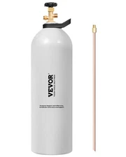 VEVOR CO2 Tank 20 lbs New Aluminum Alloy Gas Cylinder with Siphon Tube DOT