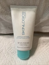 BeautiControl Skinlogics Clear Purifying Scrub Mask 5 Oz 142 g Masque NOS