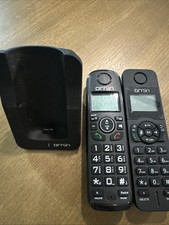 ORNIN Cordless Phone with 1.6'' Backlit Display Caller ID Speakerphone NEW