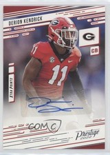 2022 Panini Chronicles Draft Picks Derion Kendrick #PX-DKE Auto 0d8