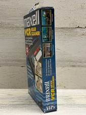Open Box Maxell VP-100 VCR VHS Head Cleaner Dry Type Cassette