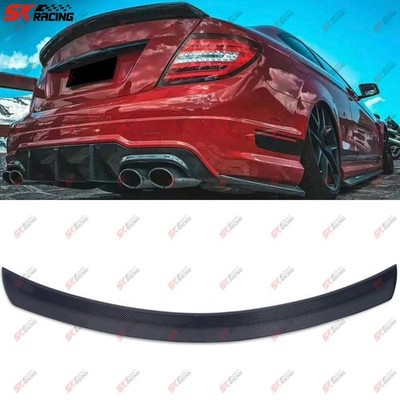 Fits MERCEDES BENZ W204 C250 08-12 Forged Carbon /Carbon Fiber Rear Spoiler Wing