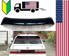 For Toyota Corolla 100 Black Rear Roof Spoiler Window Visor Wing Deflector 91-97