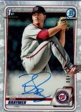 Ben Braymer 2020 Bowman Chrome 1st Autograph Auto Card #CPA-BB Refractor /499