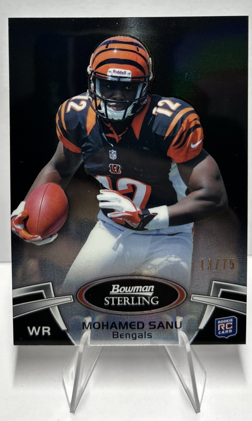 Mohamed Sanu Bowman Sterling #15 Black Refractor