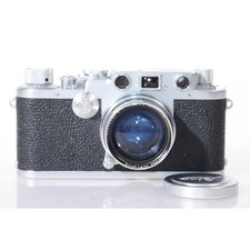Leitz Leica IIIf Camera With Summitar 2,0in M39 Lens - Collectible Camera - Body