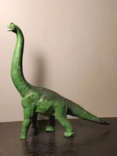 Safari Ltd BRACHIOSAURUS Dinosaur Figure 1996 Vintage Collectible 11" Green Toy