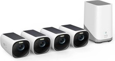eufy S330 eufyCam 3 4-Cam Kit Wireless 4K Security Camera Integrated Solar Panel